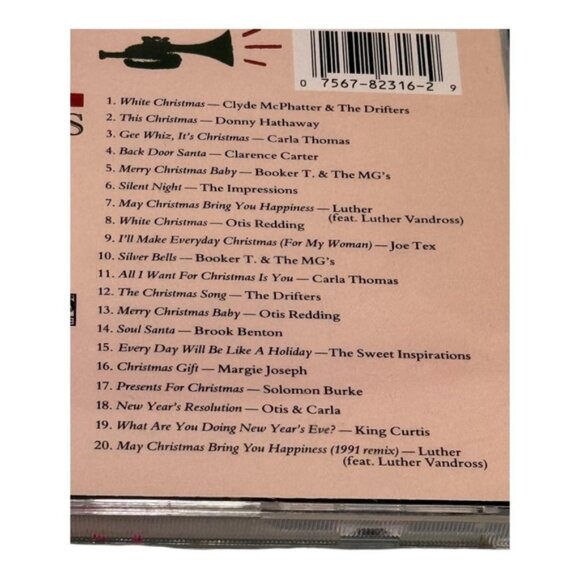 Soul Christmas CD 1991 Atlantic Atco Remasters R&B Holiday Otis Redding Vandross - Picture 11 of 11